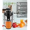 Total Chef Juicin' Juicer Wide Mouth Centrifugal Juice Extractor, 3" Wide Feed Chute, 700W, 2 Speeds, Surgical Steel Blade, Easy to Clean, Juicing Machine for Fruits, Vegetables, Greens, Almond Milk