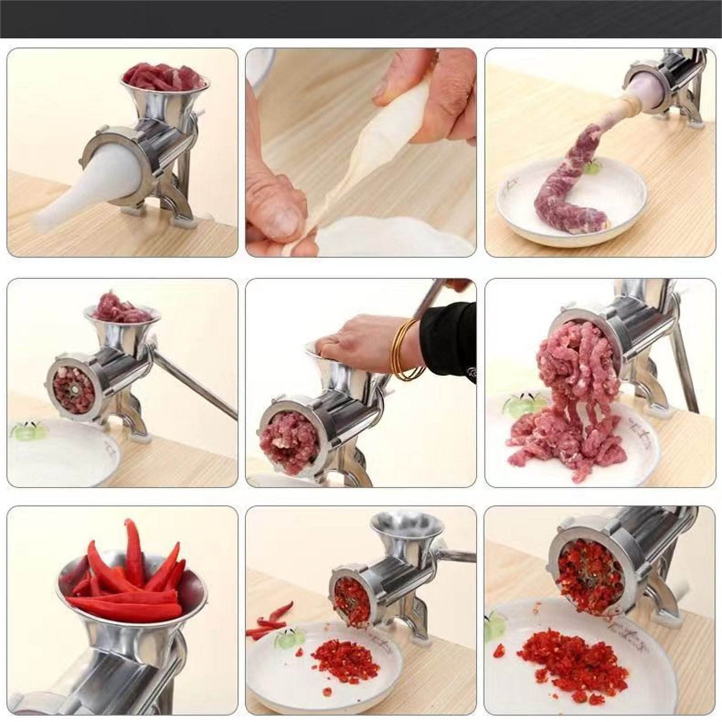 KITCHEN ITALIAN CAST IRON MINCER