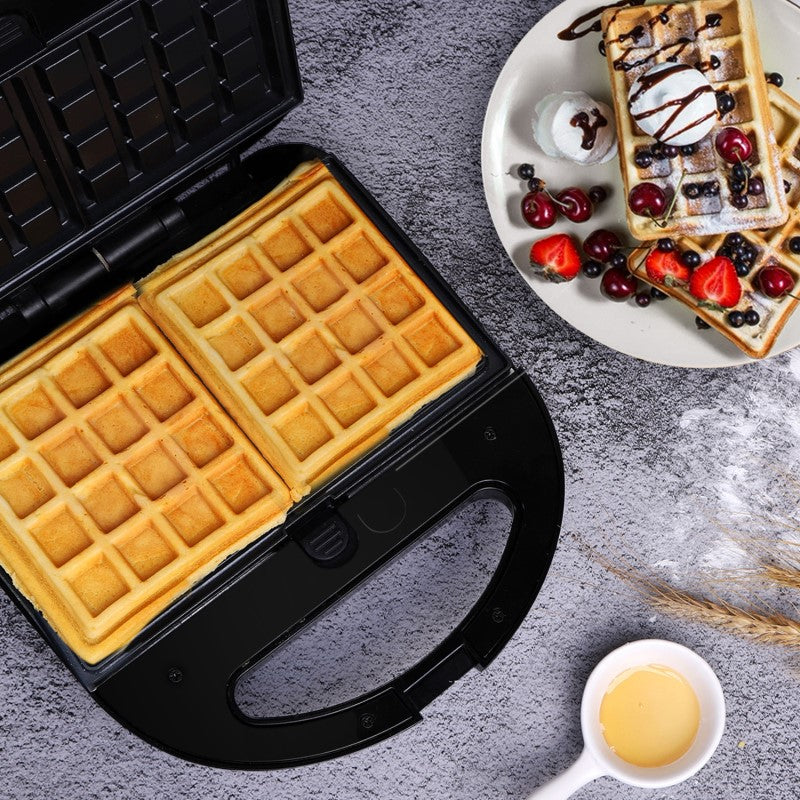 3 IN 1 SANDWICH GRILL WAFFLE TOASTIE MAKER NON STICK TOASTER PANINI PRESS