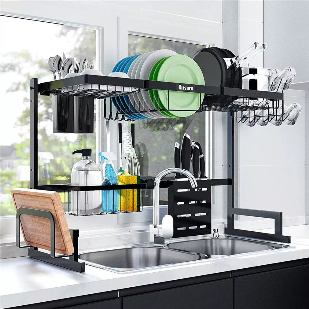 Over The Sink Dish Drying Rack,
