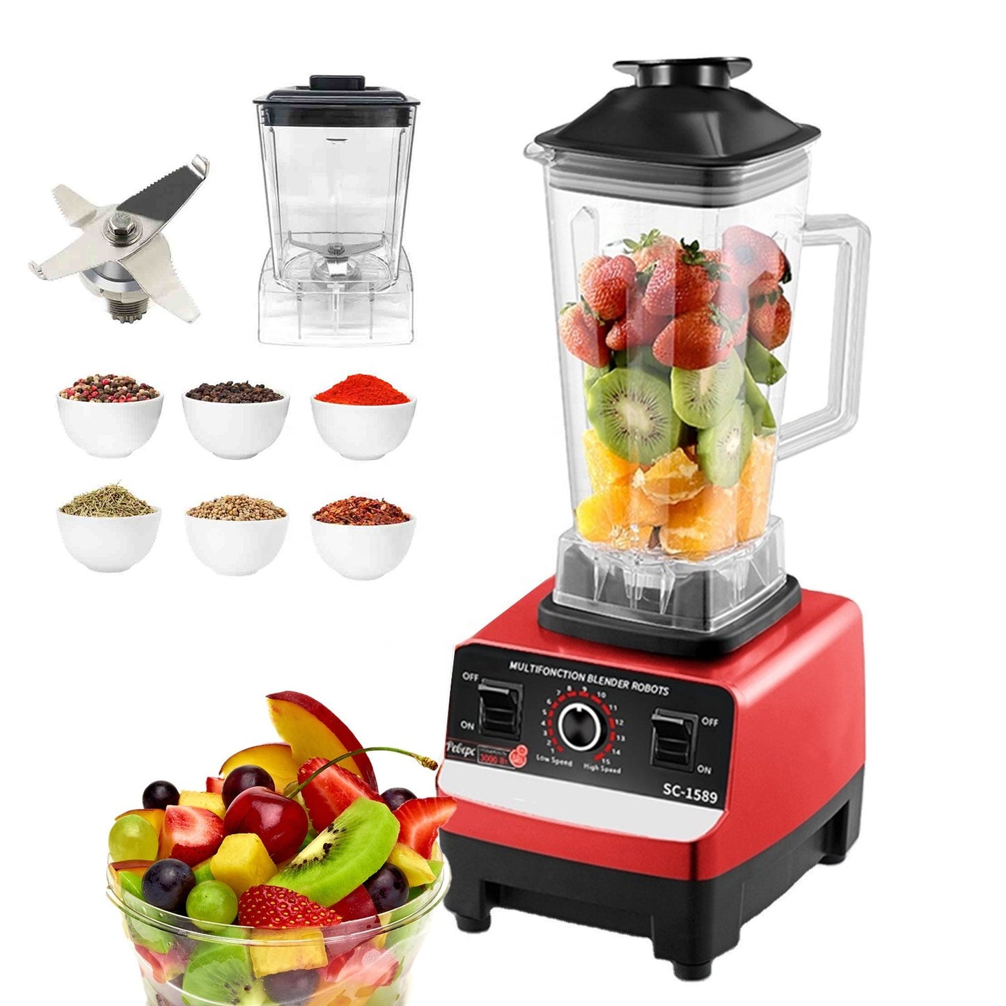 MULTI-FUNCTIONAL HEAVY DUTY ELECTRIC BLENDER